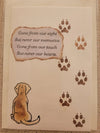 PET SYMPATHY CARDS