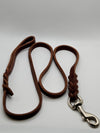 Braided Leather Dog Lead