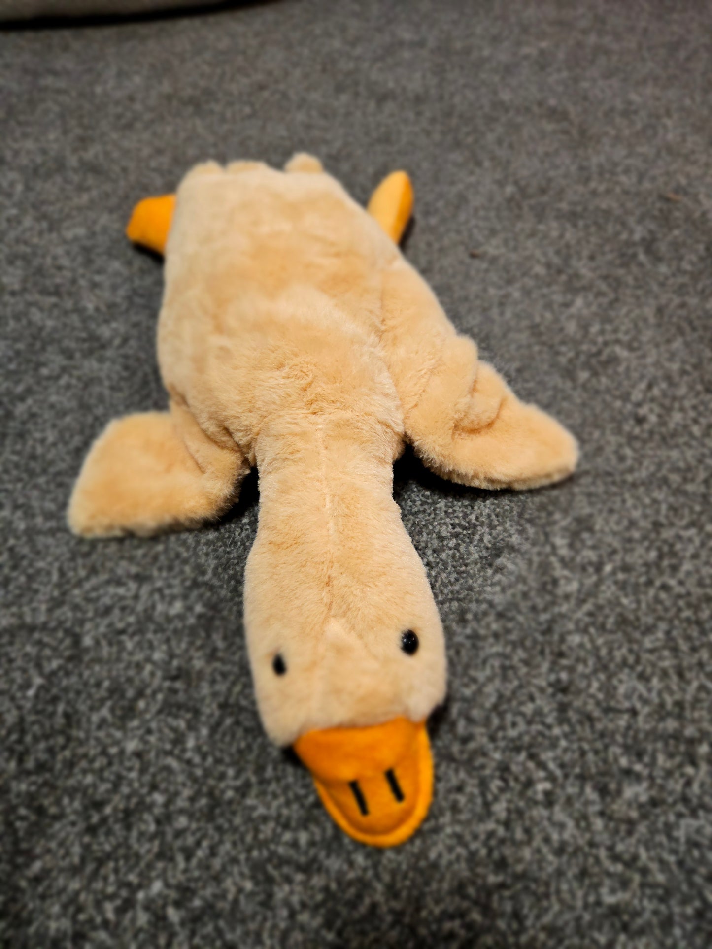 Large Plush Duck Dog Toy